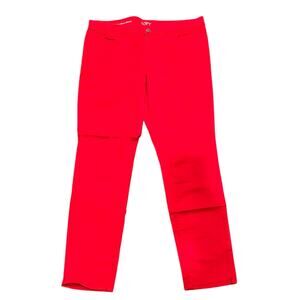 LOFT Women's Modern Skinny Jean Bright Red Size 32/14